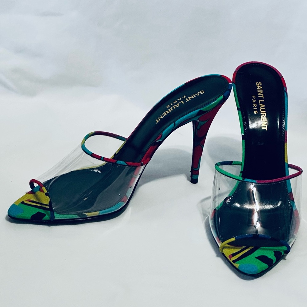 Saint Laurent Women's Lolita Mules - Picture 8 of 15